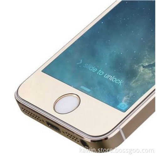 Color Glass Protector for iPhone 5S